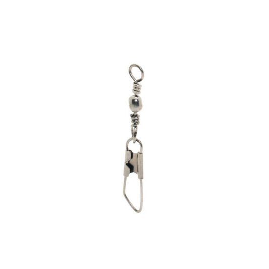 Mustad Barrel Swivel w/ Safety Snap (Black)